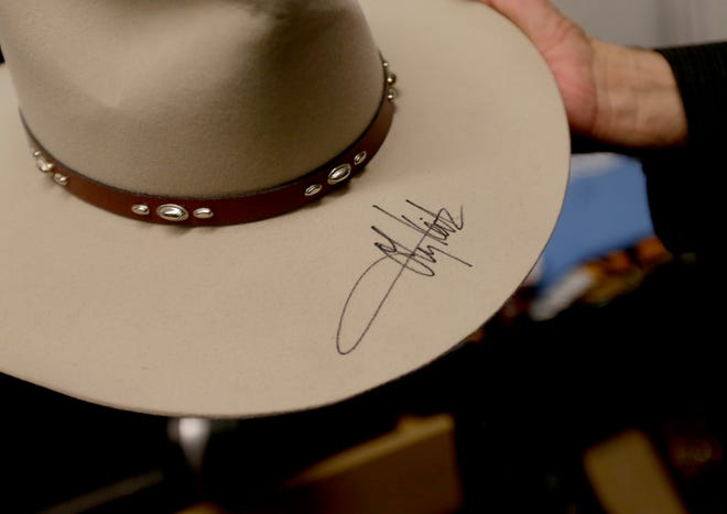 A cowboy hat signed by Toby Keith was one of the scores of items put up for auction by the Bradley Center before the Milwaukee arena was torn down in 2018. Keith headlined the Bradley Center in 2005.