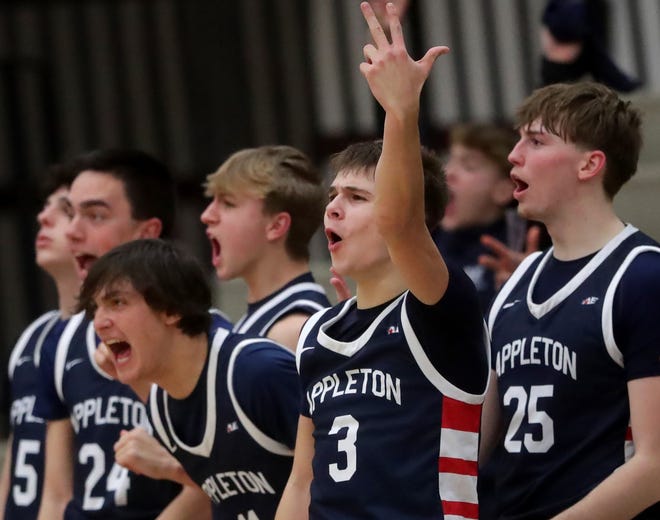 Appleton North High School against Appleton East High School during their boys basketball game on Tuesday, February 6, 2024 at Appleton North High School in Appleton, Wis. East defeated North 58-44.
Wm. Glasheen USA TODAY NETWORK-Wisconsin